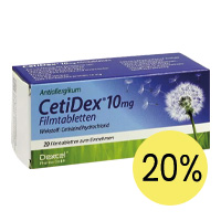 Cetidex 10 mg 100 Stück bei allergie